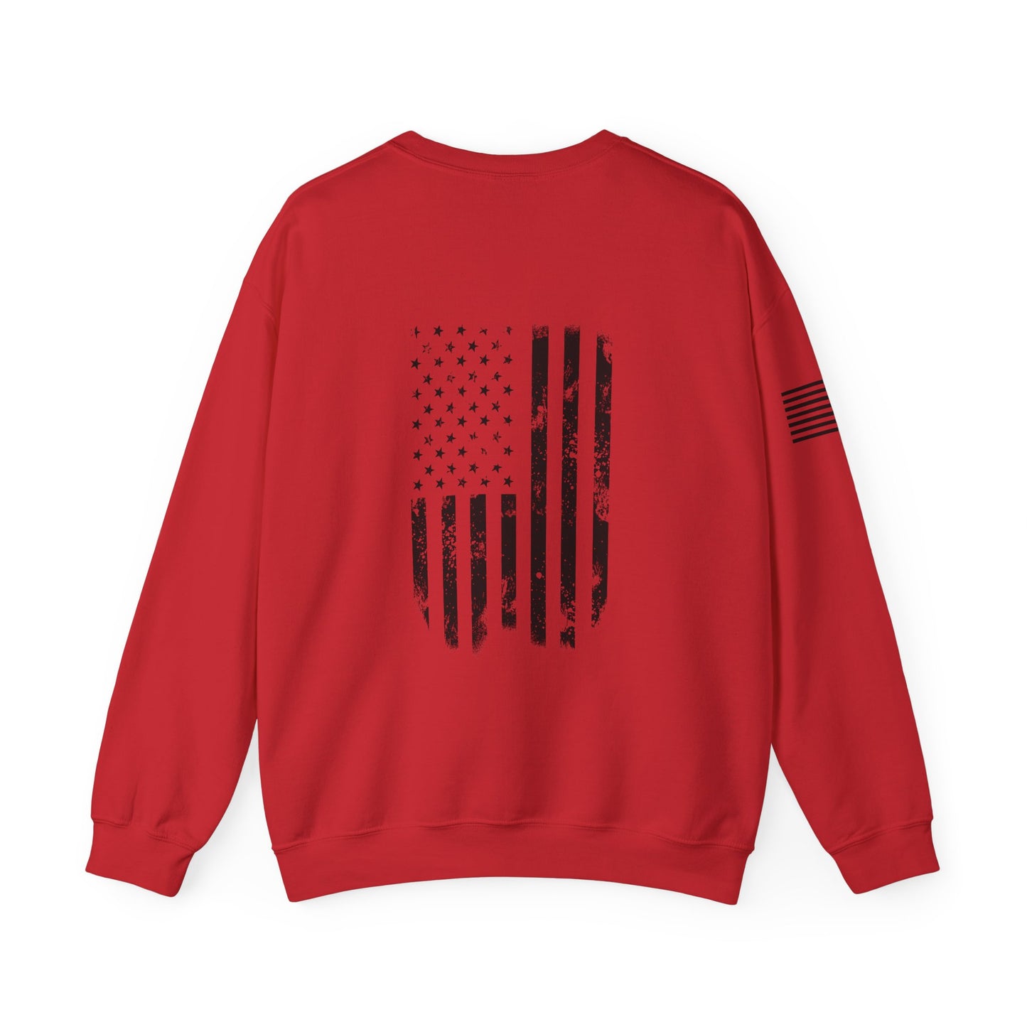 Elite Tactical Sweatshirt - Patriotic Distressed Flag