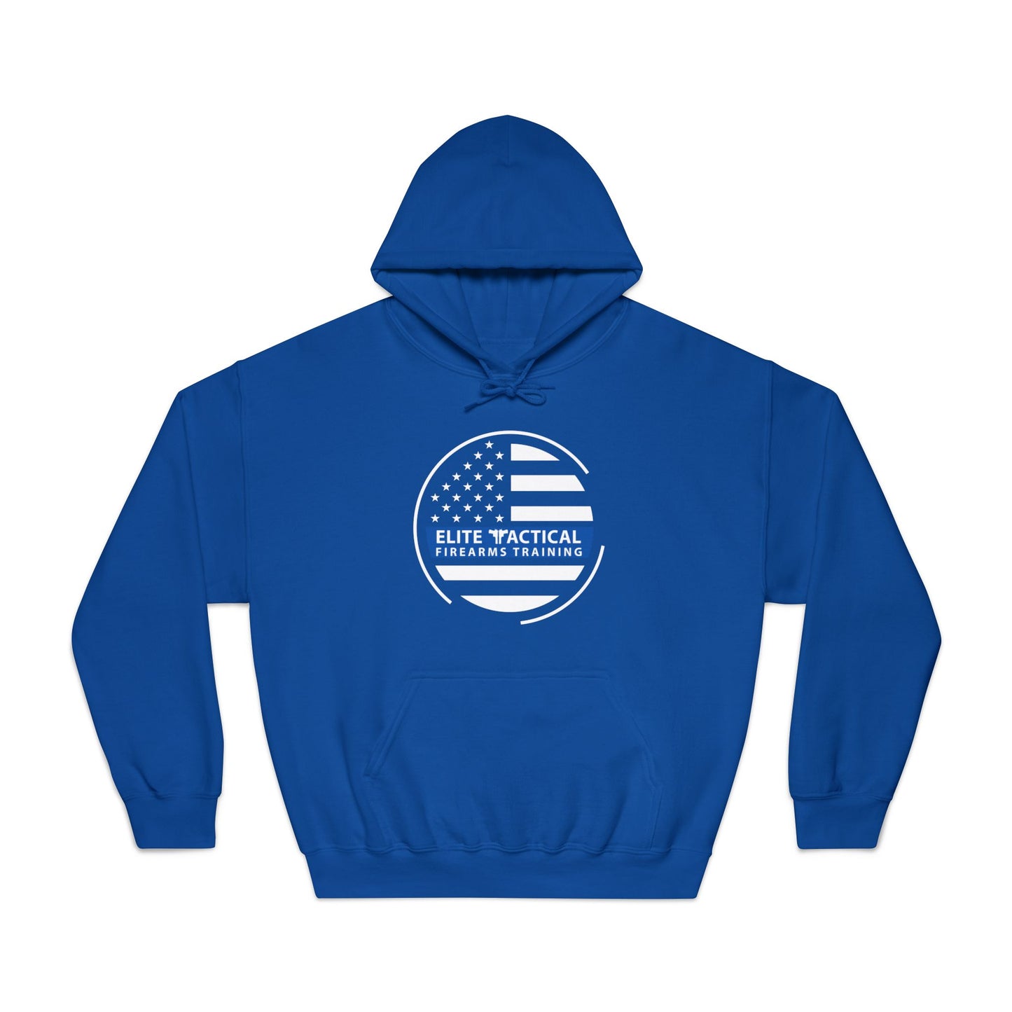 Elite Tactical Hoodie – Thin Blue Line Flag Emblem
