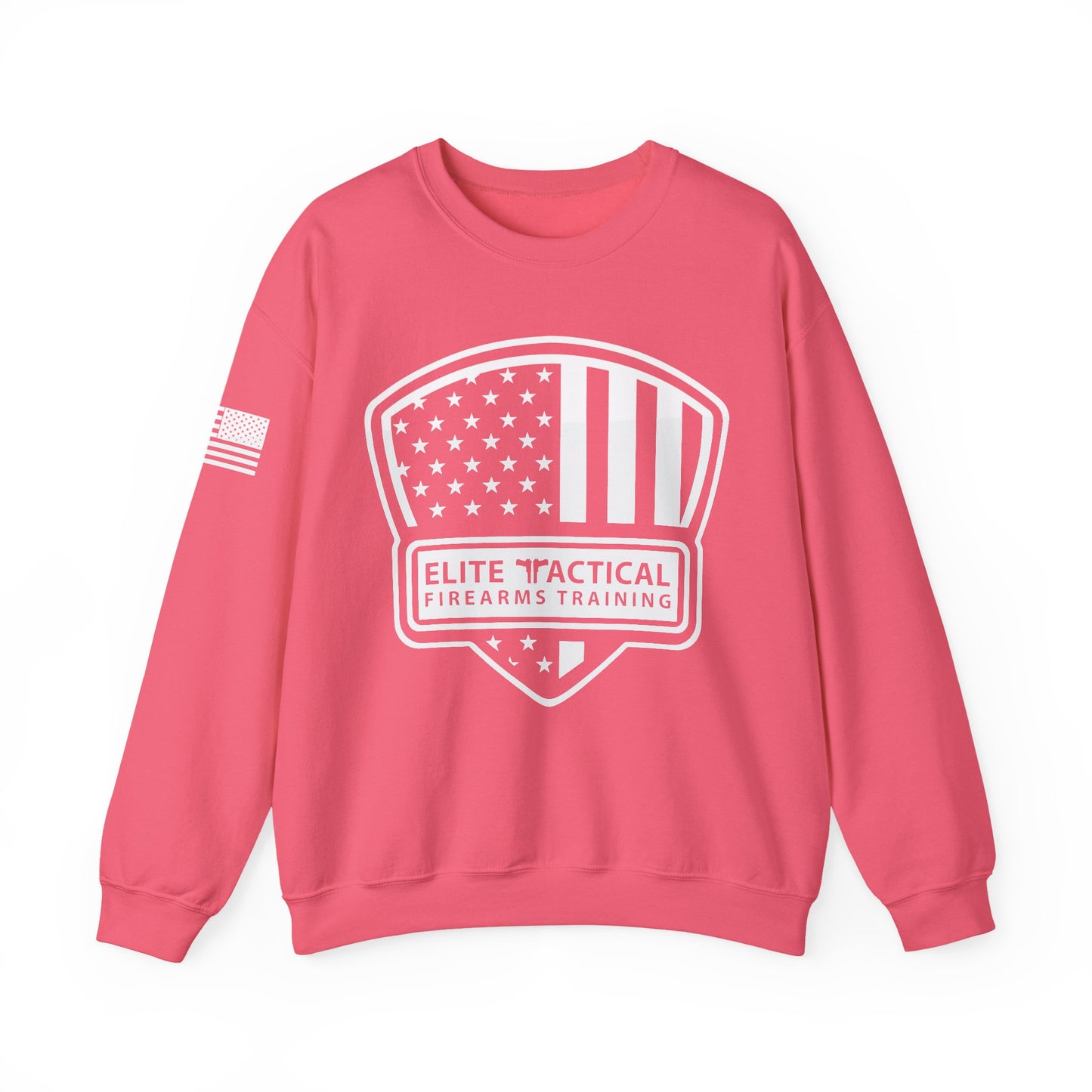 Elite Tactical Sweatshirt - American Flag Shield Design