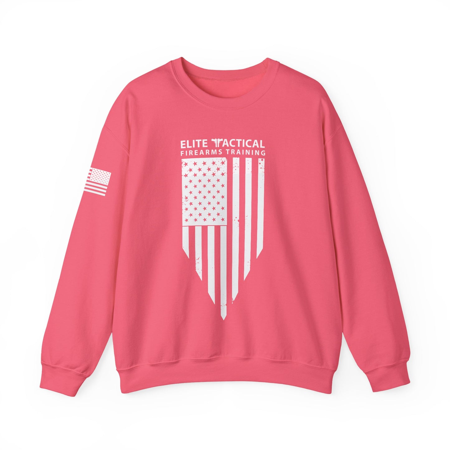 Elite Tactical Sweatshirt - Weathered Flag Shield
