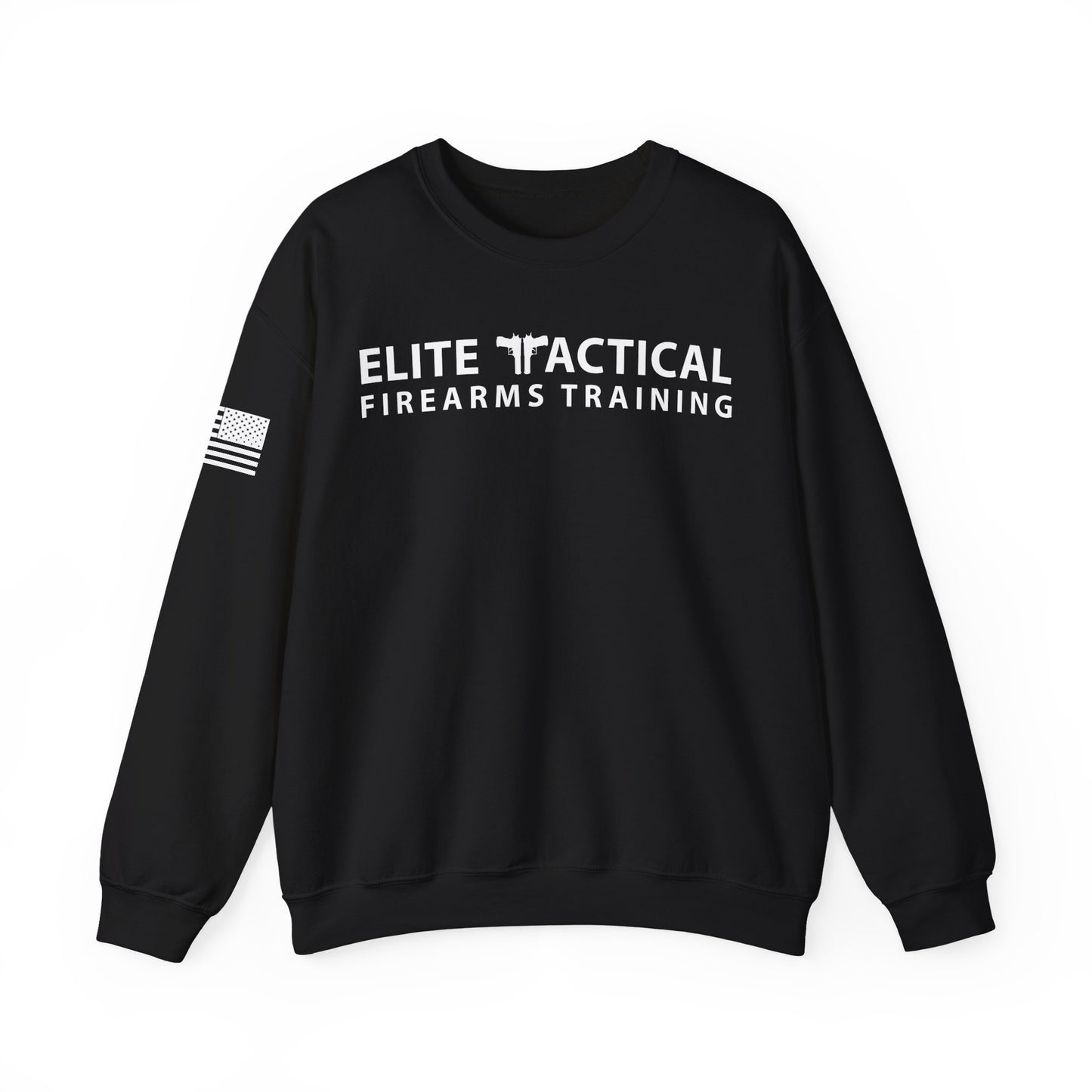 Elite Tactical Sweatshirt - Patriotic Distressed Flag