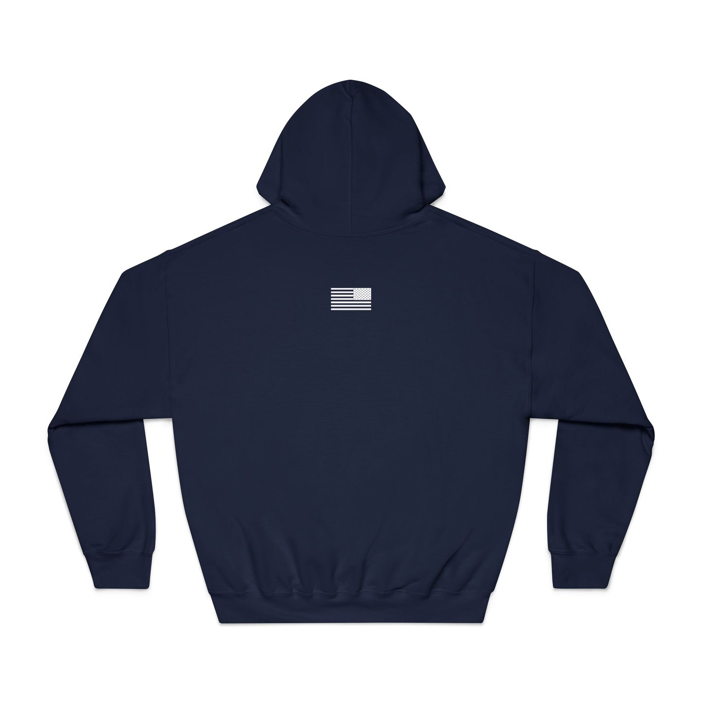Elite Tactical Hoodie – American Flag Shield Design