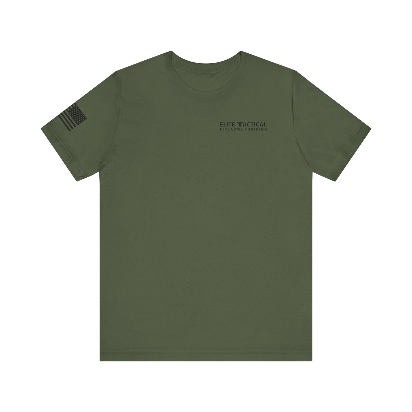 Elite Tactical T-Shirt – Patriotic Distressed Flag