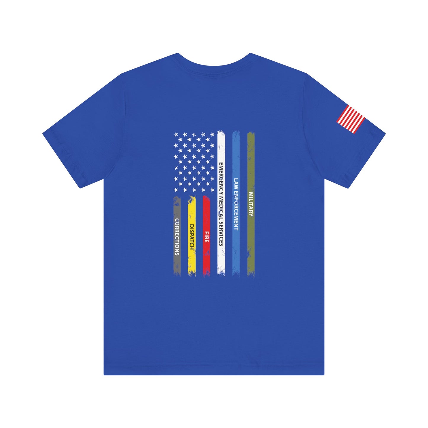 Elite Tactical T-Shirt – American Pride: First Responder Flag Shirt