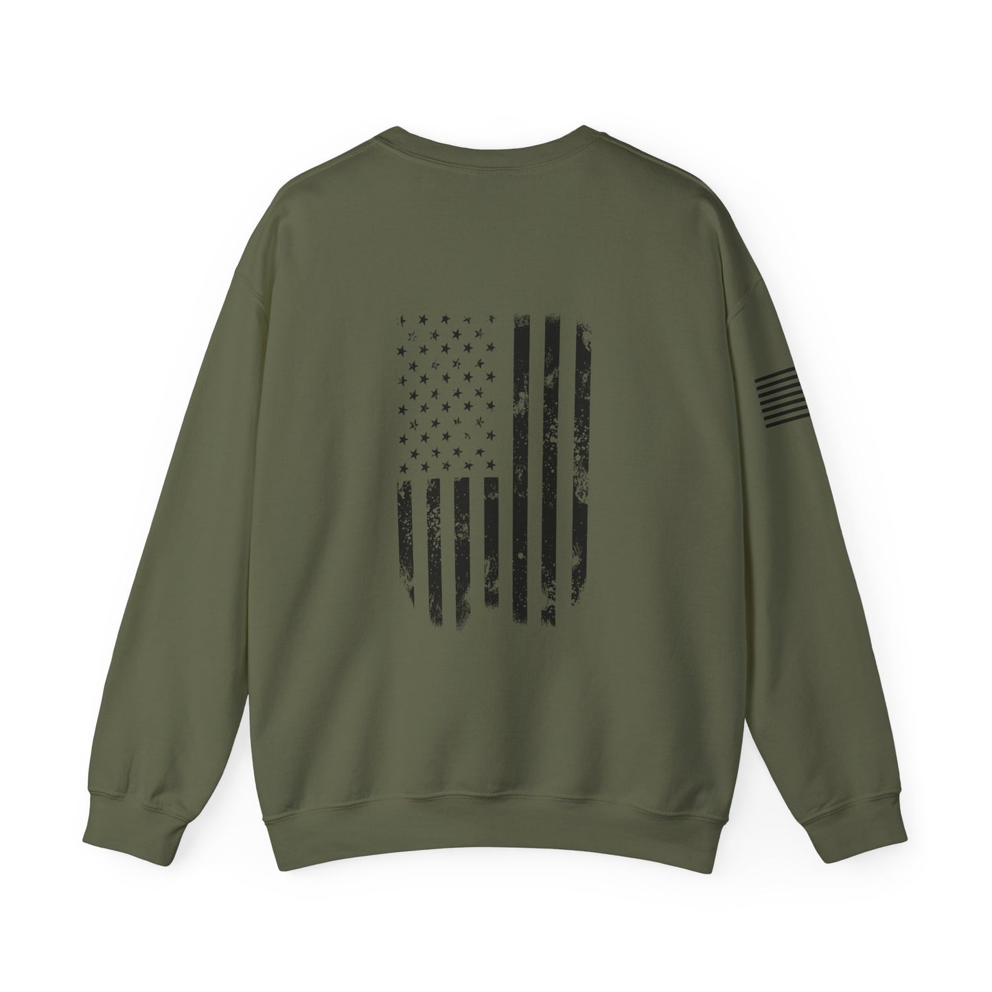 Elite Tactical Sweatshirt - Patriotic Distressed Flag