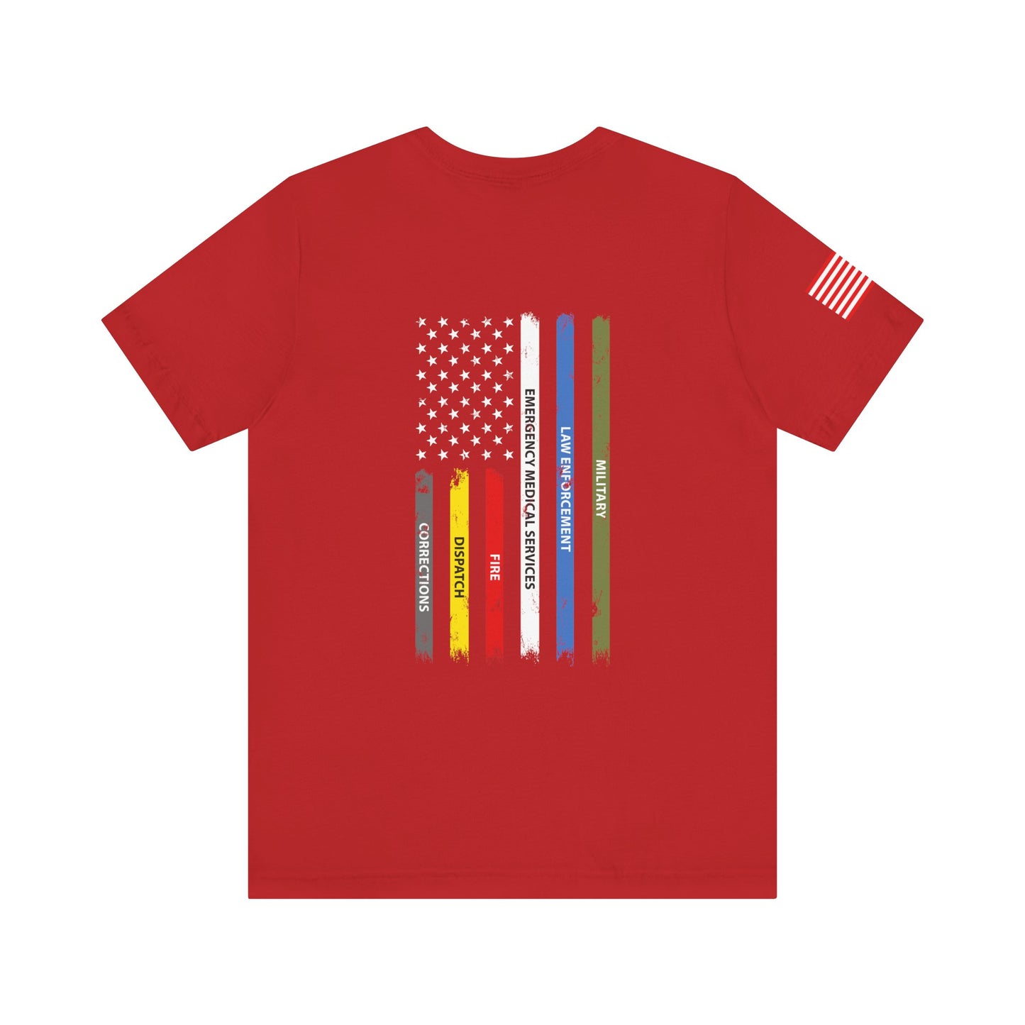 Elite Tactical T-Shirt – American Pride: First Responder Flag Shirt