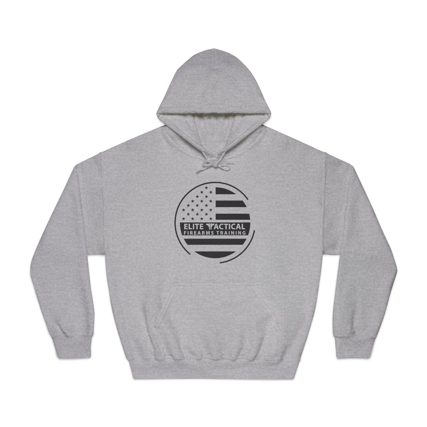 Elite Tactical Hoodie – Thin Blue Line Flag Emblem