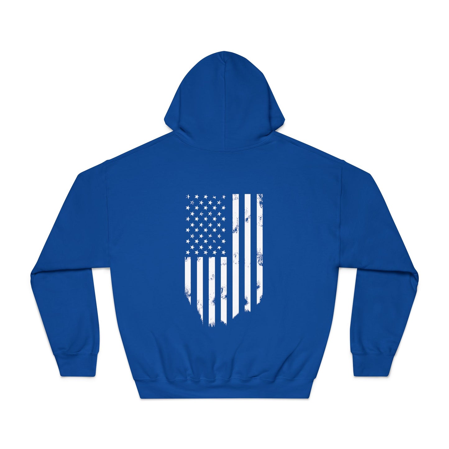 Elite Tactical Hoodie – Patriotic Distressed Flag