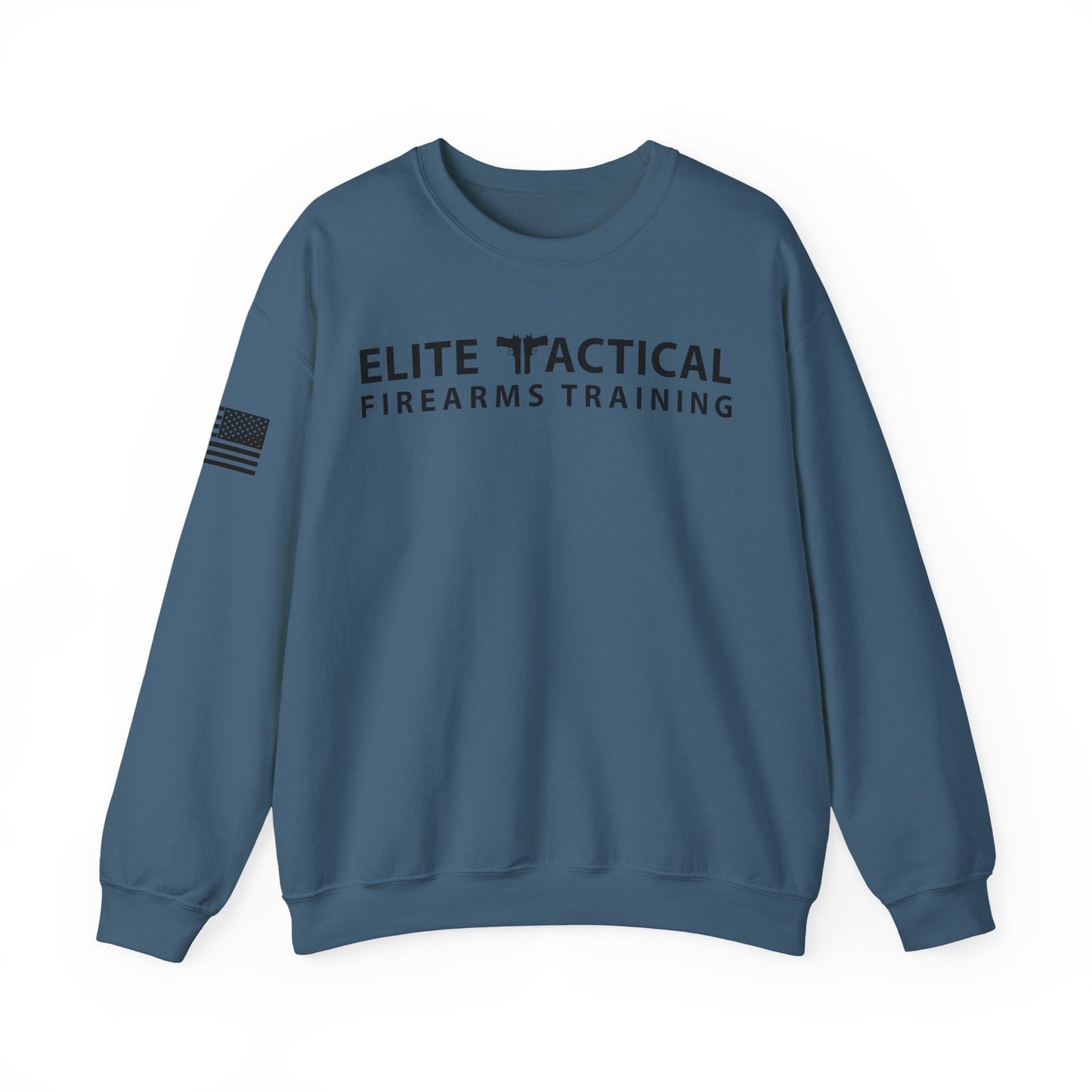 Elite Tactical Sweatshirt - Patriotic Distressed Flag