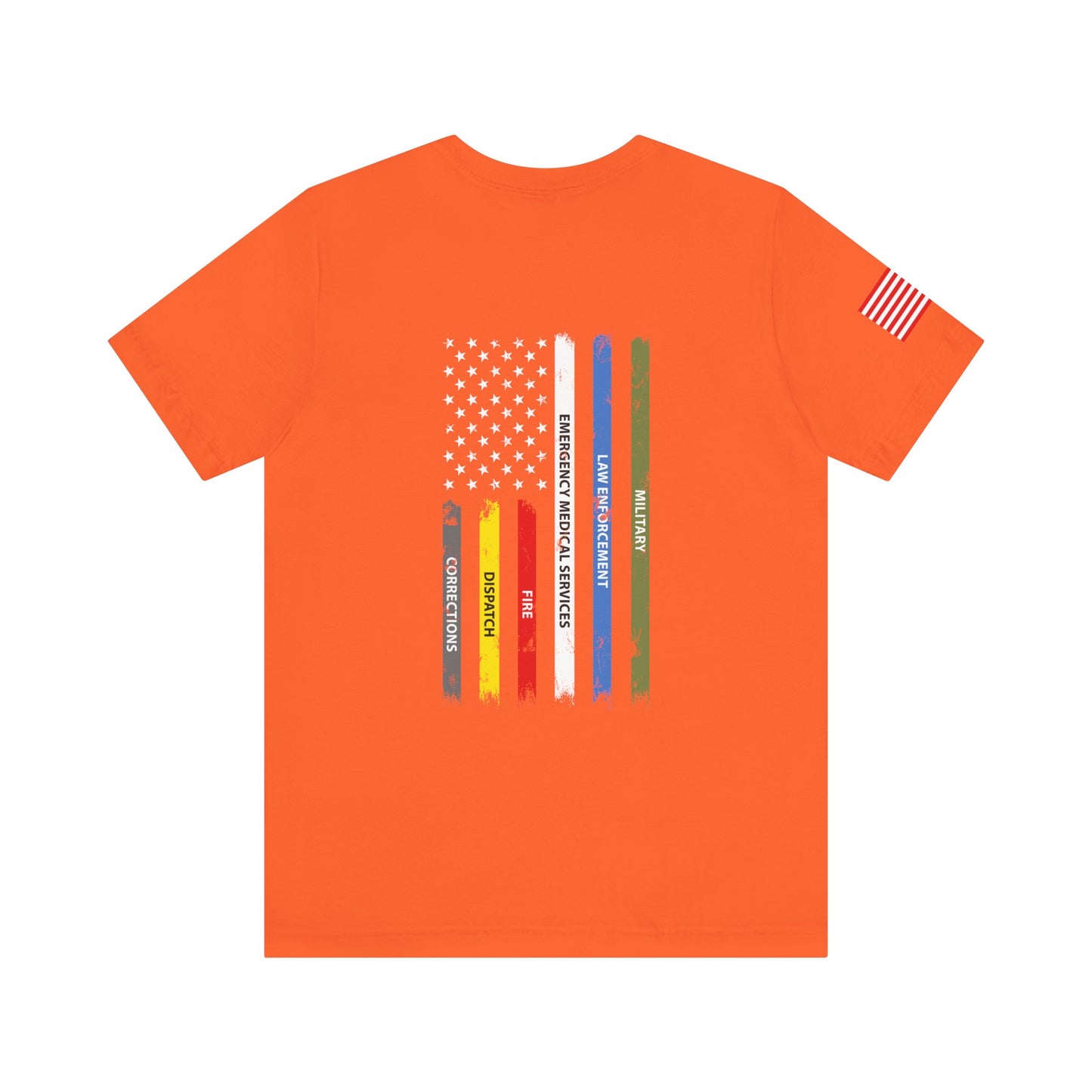 Elite Tactical T-Shirt – American Pride: First Responder Flag Shirt