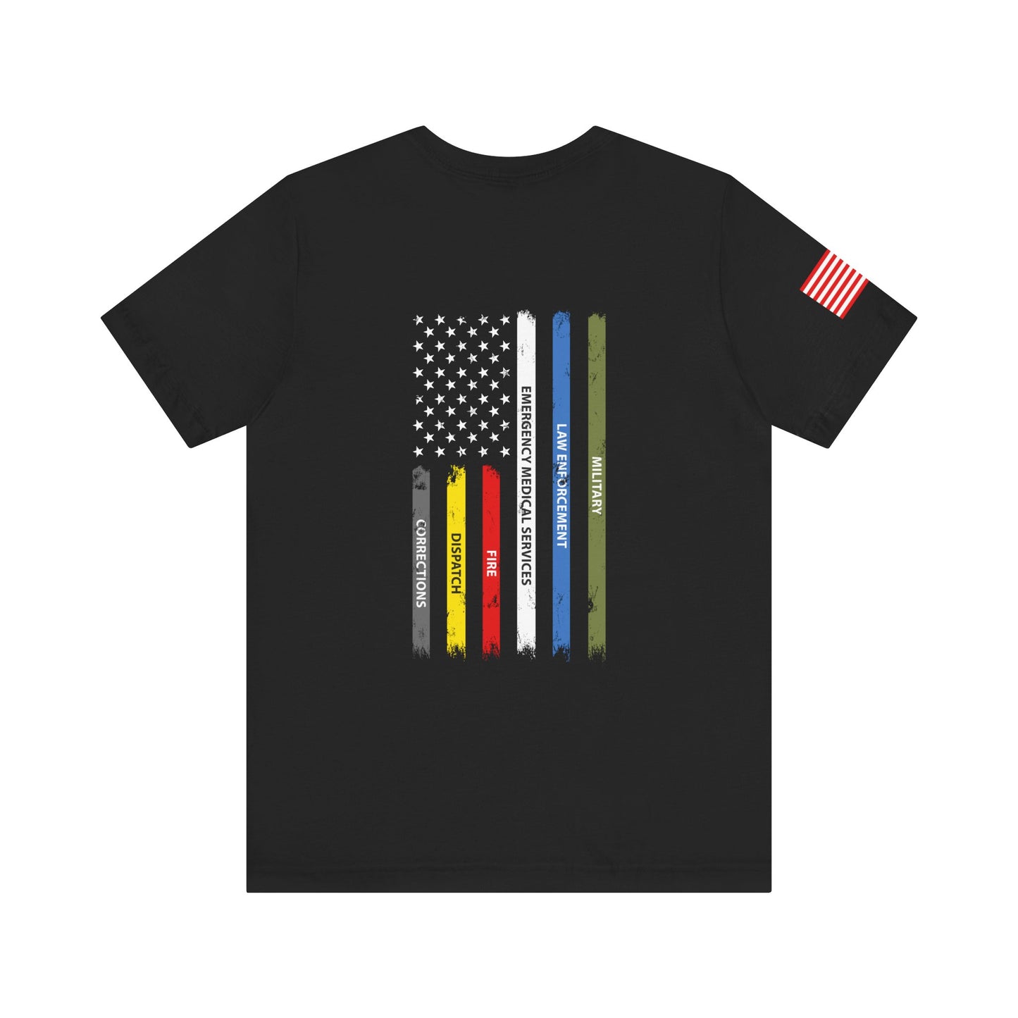 Elite Tactical T-Shirt – American Pride: First Responder Flag Shirt