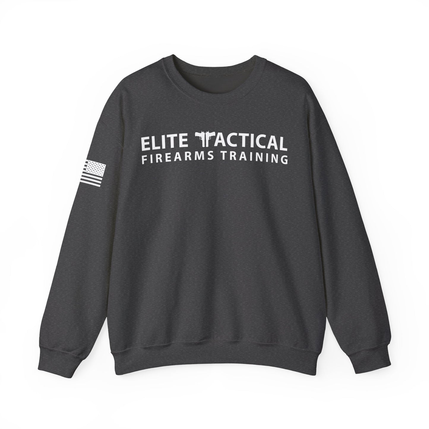 Elite Tactical Sweatshirt - Patriotic Distressed Flag