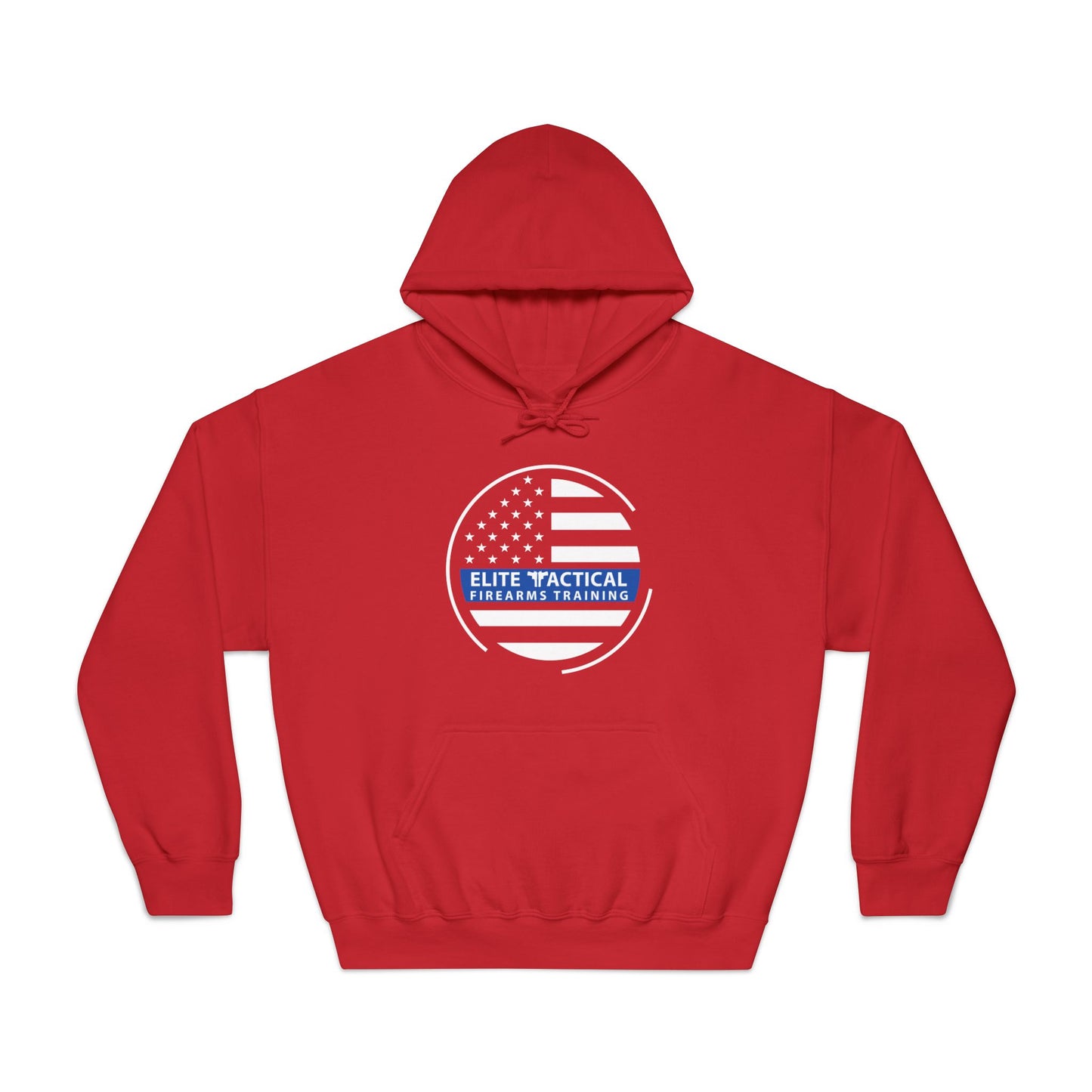 Elite Tactical Hoodie – Thin Blue Line Flag Emblem