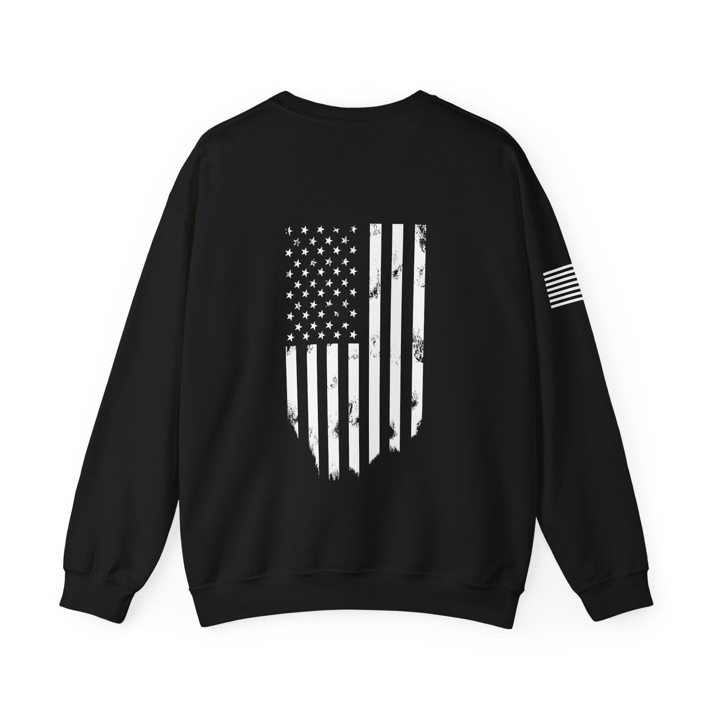 Elite Tactical Sweatshirt - Patriotic Distressed Flag