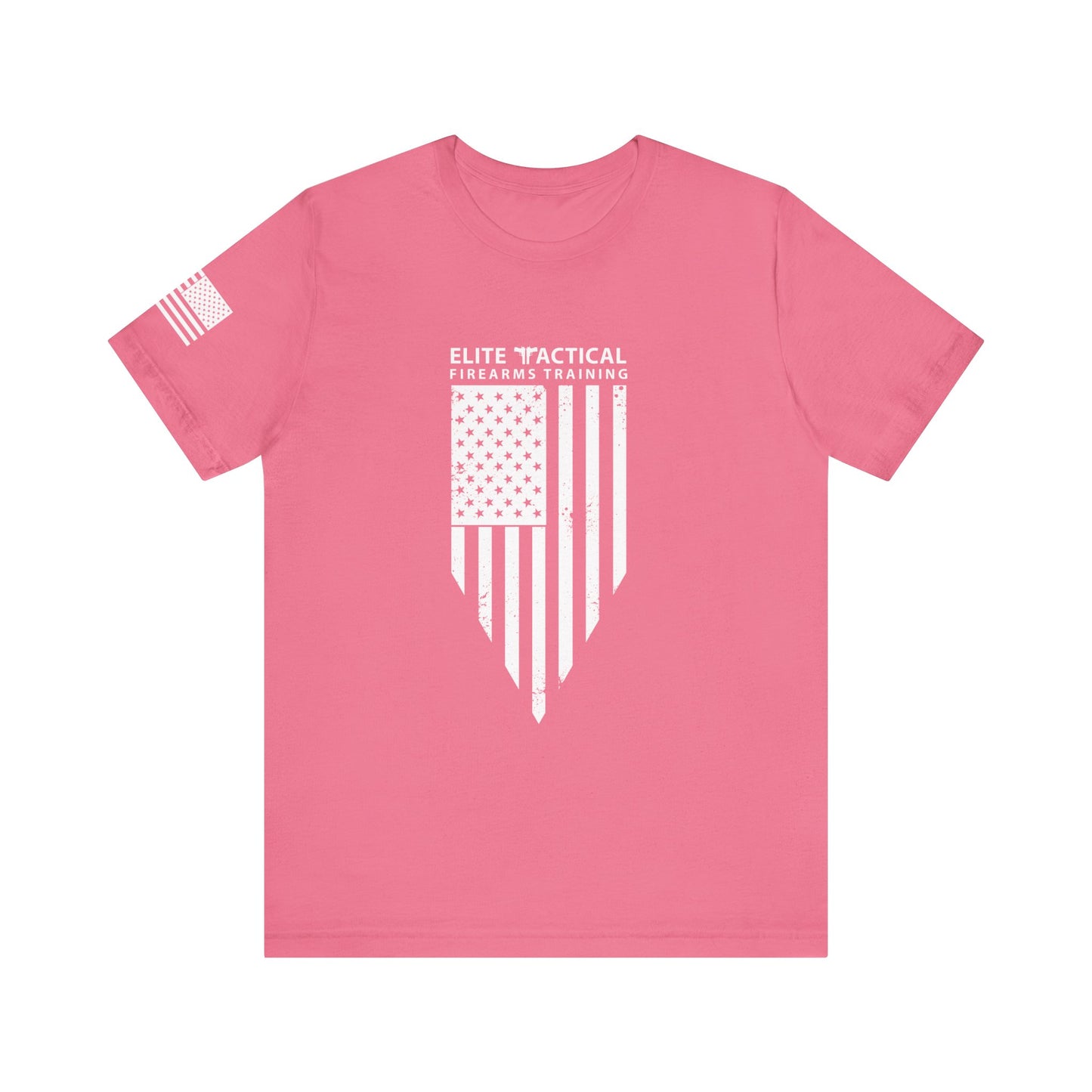 Elite Tactical T-Shirt – Weathered Flag Shield