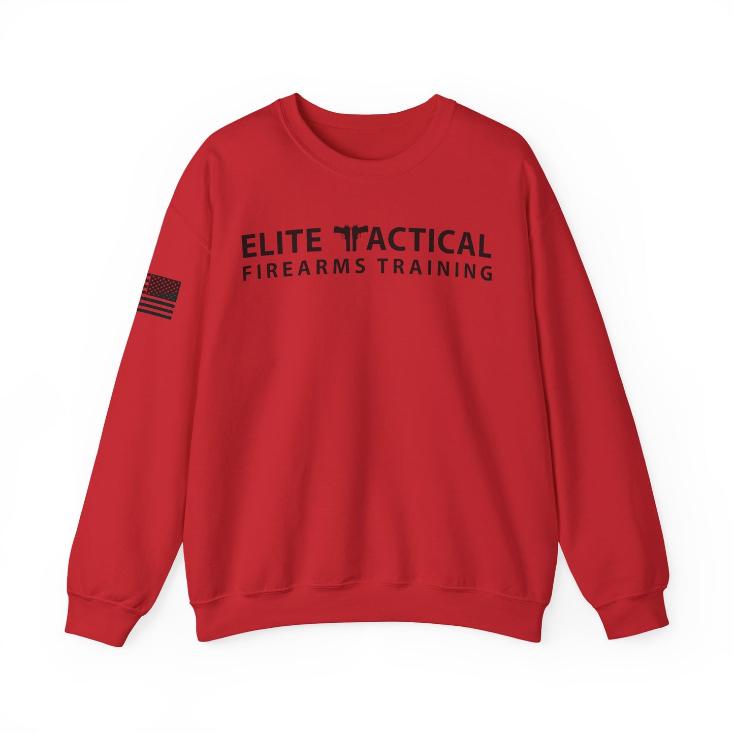 Elite Tactical Sweatshirt - Patriotic Distressed Flag