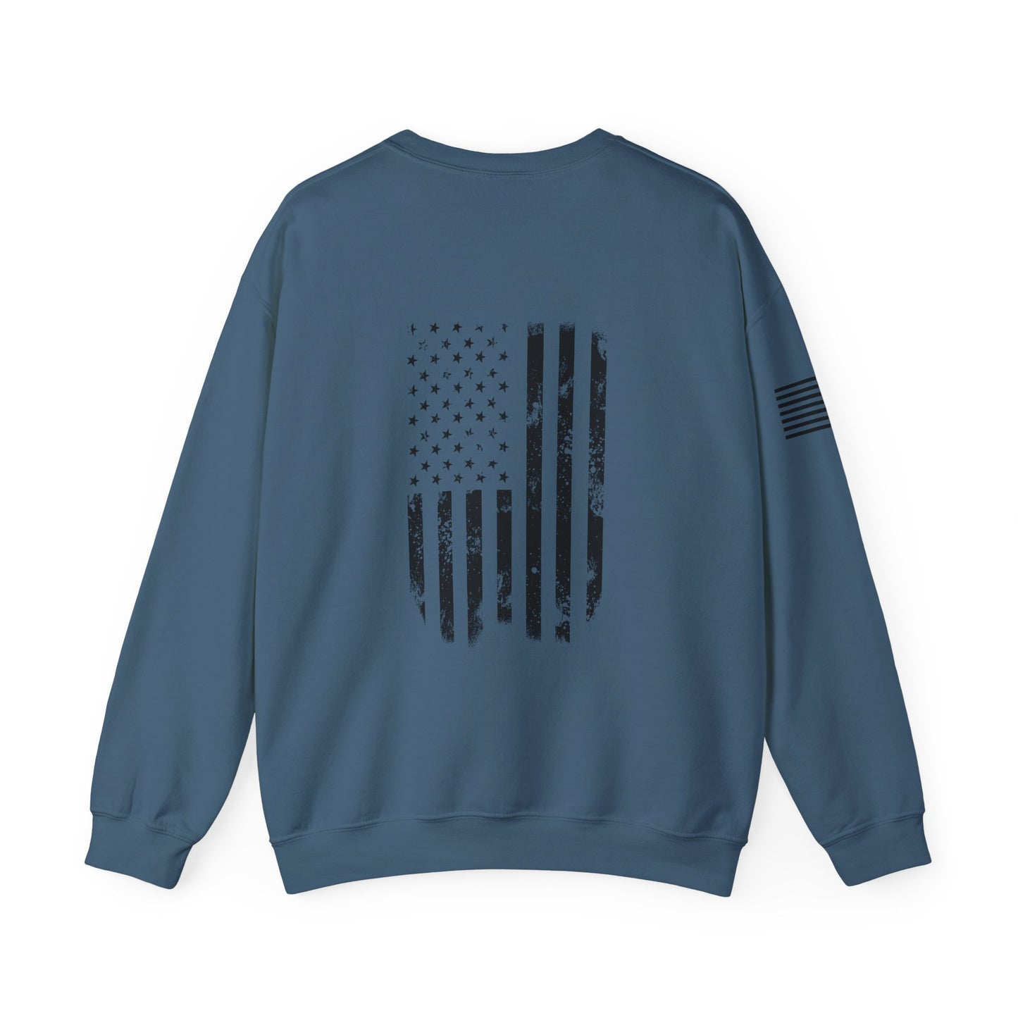 Elite Tactical Sweatshirt - Patriotic Distressed Flag