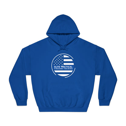 Elite Tactical Hoodie – Thin Blue Line Flag Emblem