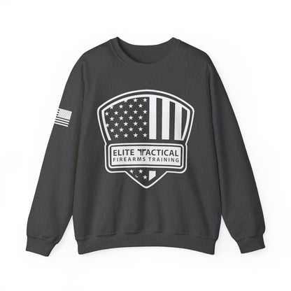 Elite Tactical Sweatshirt - American Flag Shield Design