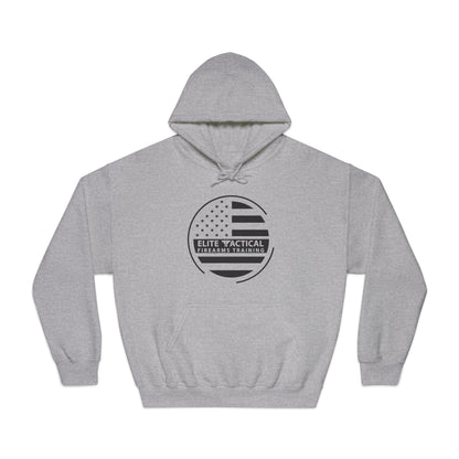 Elite Tactical Hoodie – Thin Blue Line Flag Emblem