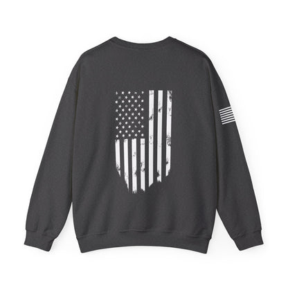 Elite Tactical Sweatshirt - Patriotic Distressed Flag