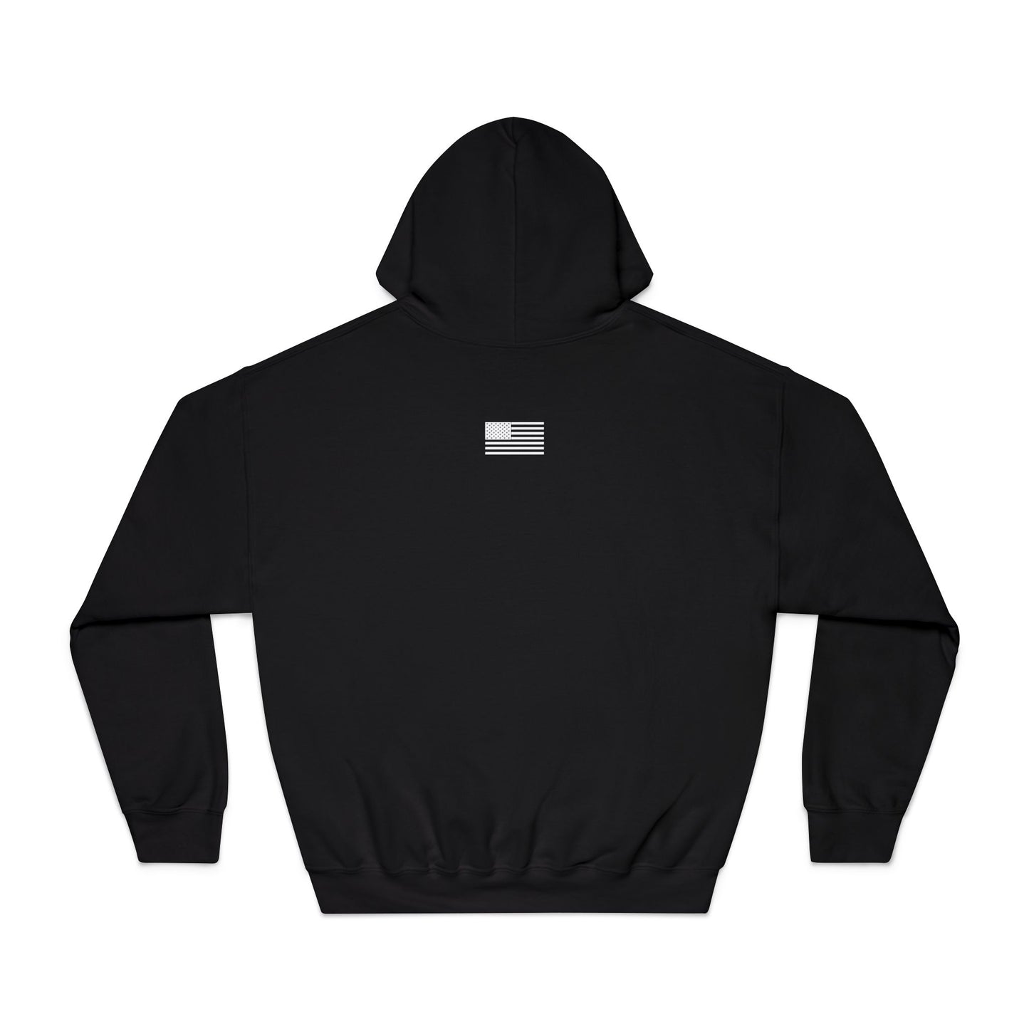 Elite Tactical Hoodie – American Flag Shield Design