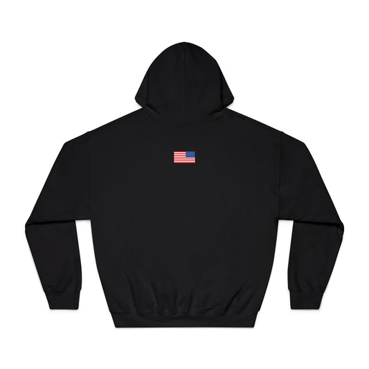 Elite Tactical Hoodie – Thin Blue Line Flag Emblem