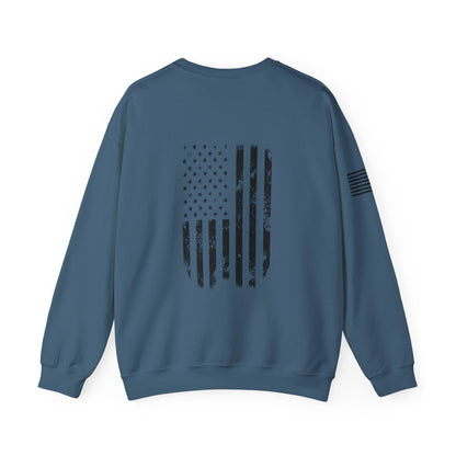 Elite Tactical Sweatshirt - Patriotic Distressed Flag